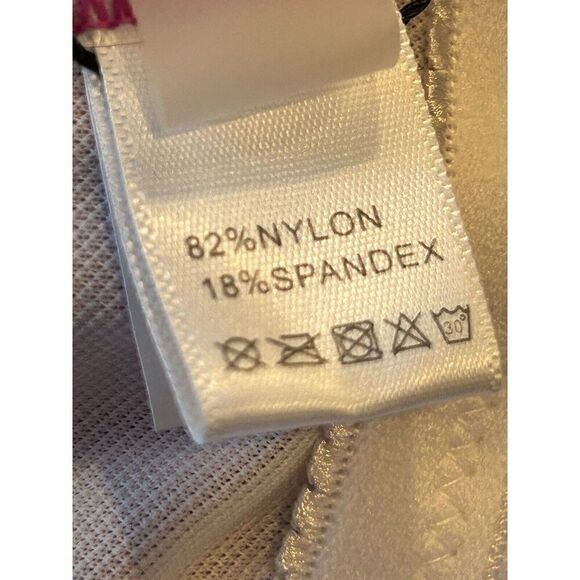 Holipick Womens Size Medium Ruffled Crisscross Ruched Front Swimsuit Magenta - Picture 4 of 5